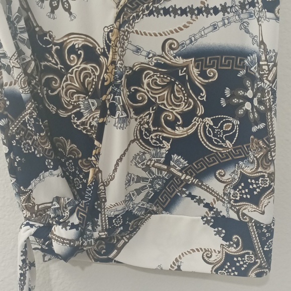 SJS Side tie Blouse - Picture 2 of 10